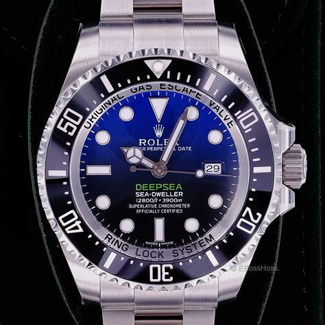 rolex blue sea price|deep sea dweller rolex price.